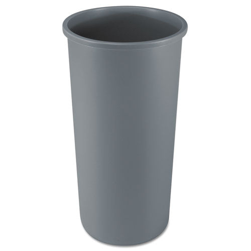 Untouchable Large Plastic Round Waste Receptacle