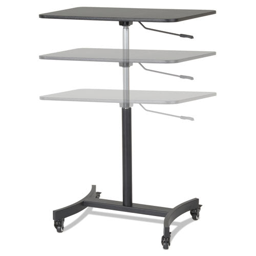 DC500 High Rise Collection Mobile Adjustable Standing Desk