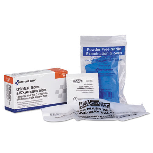 CPR Mask with Gloves and Wipes
