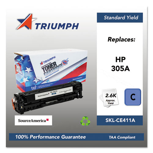 751000NSH1285 Remanufactured CE411A (305A) Toner