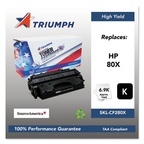 751000NSH1319 Remanufactured CF280X (80X) High-Yield Toner