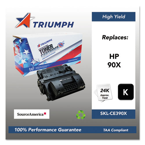 751000NSH1222 Remanufactured CE390X (90X) High-Yield Toner