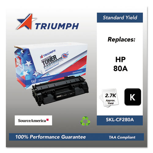 751000NSH1318 Remanufactured CF280A (80A) Toner