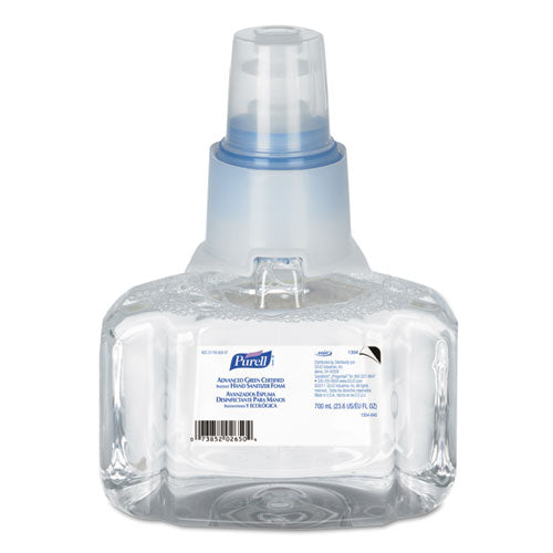 Advanced Hand Sanitizer Green Certified Foam Refill