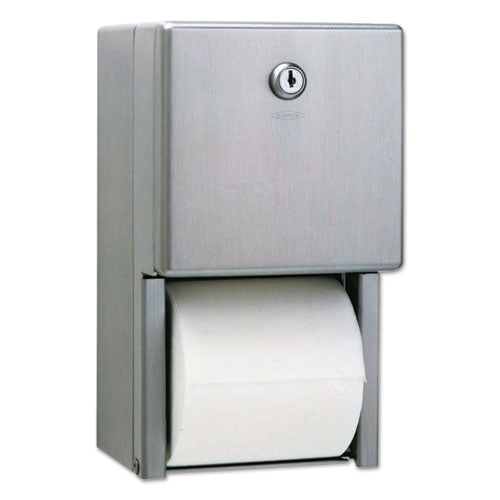 Stainless Steel 2-Roll Tissue Dispenser