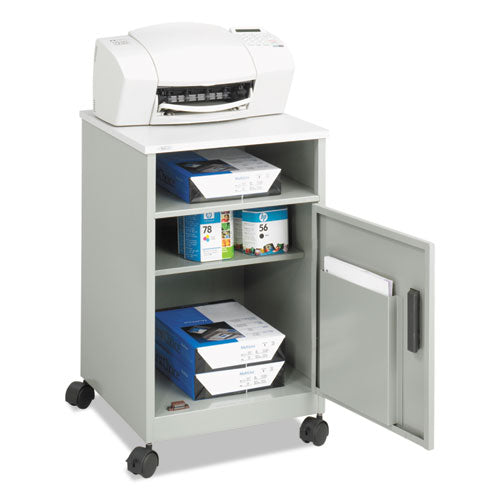 Steel Machine Stand with Open Storage Compartment