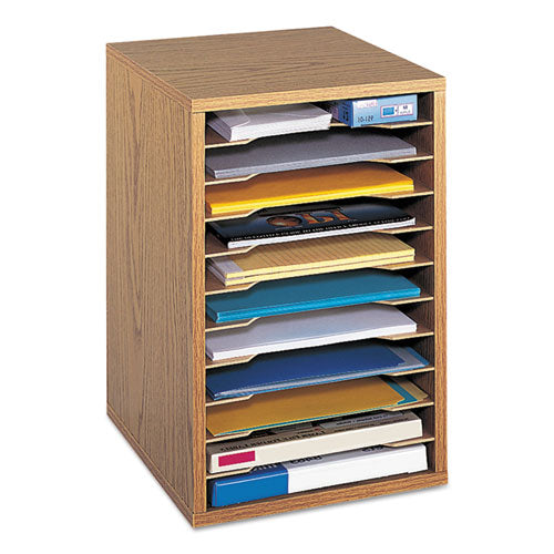 Wood Vertical Desktop Sorter