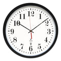 Black ATOMIC Contemporary Clock
