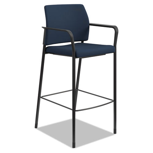 Accommodate Series Cafe Stool with Fixed Arms