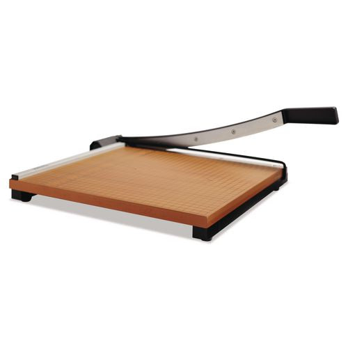 Square Commercial Grade Wood Base Guillotine Trimmer