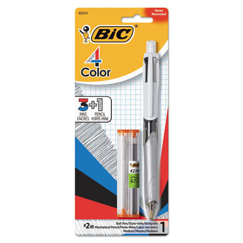 4-Color 3 + 1 Ballpoint Pen/Pencil