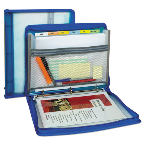 Zippered Binder with Expanding File