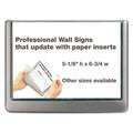 Click Sign Holder For Interior Walls