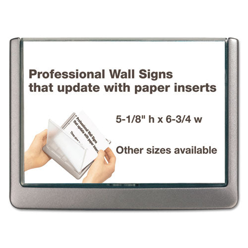 Click Sign Holder For Interior Walls