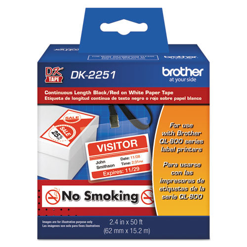 Continuous Paper Label Tape