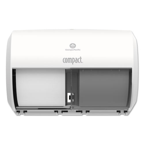 Compact Coreless Side-by-Side 2-Roll Tissue Dispenser