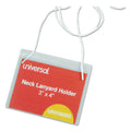 Clear Badge Holders w/Neck Lanyards