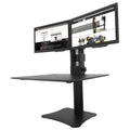 High Rise Dual Monitor Standing Desk Workstation
