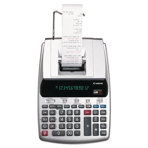 MP25DV 12-Digit Ribbon Printing Calculator