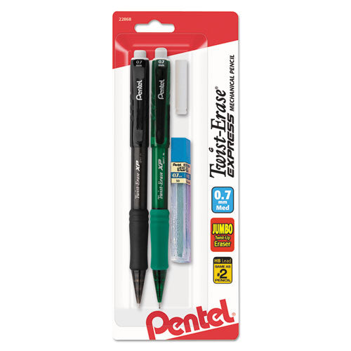 Twist-Erase EXPRESS Mechanical Pencils with Tube of Lead/Eraser
