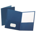 Leatherette Two Pocket Portfolio