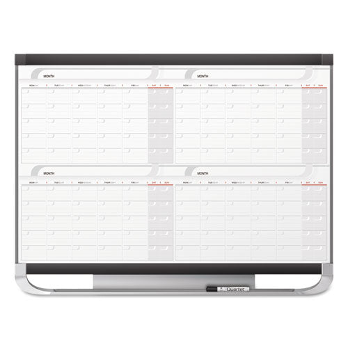 Prestige 2 Magnetic Total Erase Four-Month Calendar