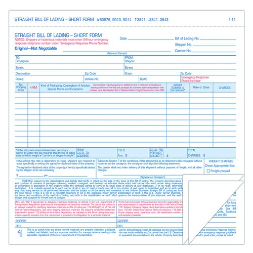 Hazardous Material Short Form