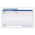 Avoid Verbal Orders Manifold Book