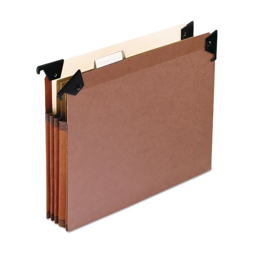 Premium Expanding Hanging File Pockets with Swing Hooks and Dividers