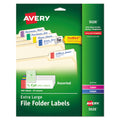 Extra-Large TrueBlock File Folder Labels with Sure Feed Technology