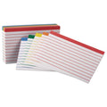 Color Coded Ruled Index Cards