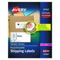 Repositionable Shipping Labels w/Sure Feed