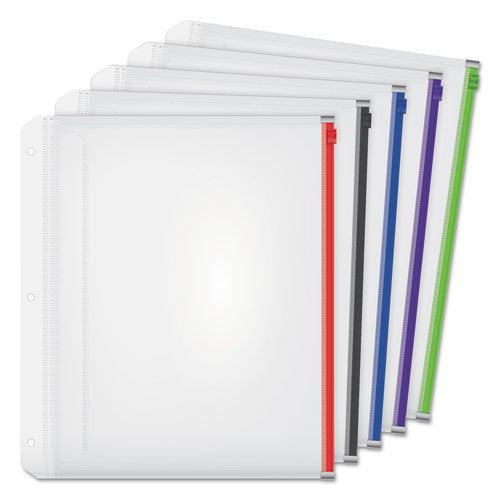Expanding Zipper Binder Pocket