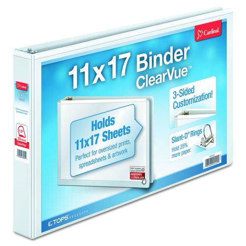 ClearVue Slant-D Ring Binder