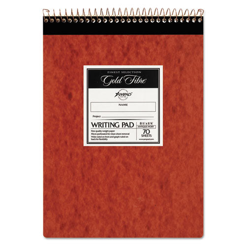Gold Fibre Retro Wirebound Writing Pads
