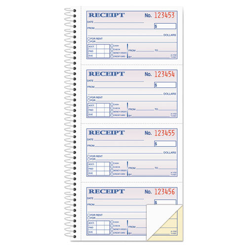 Multipart Money/Rent Receipt Book