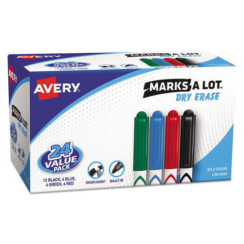 MARKS A LOT Pen-Style Dry Erase Marker Value Pack