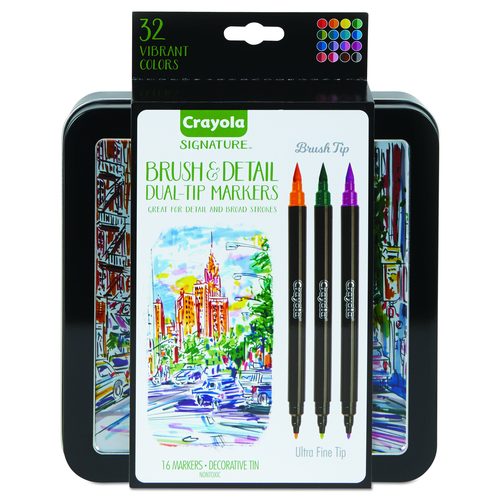 Brush and Detail Dual Ended Markers
