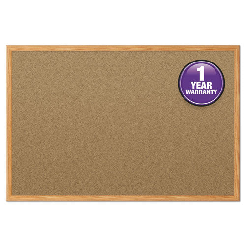 Economy Cork Board with Oak Frame