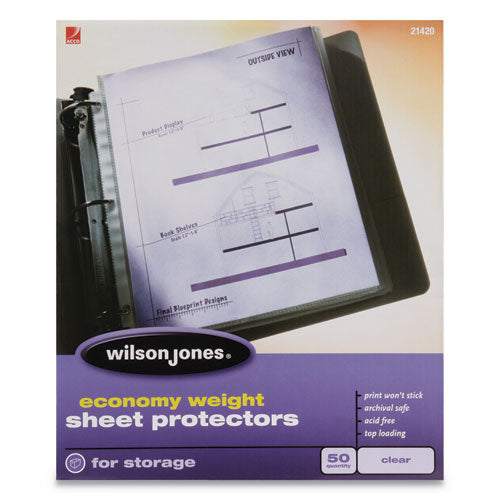 Economy Weight Top-Loading Sheet Protectors