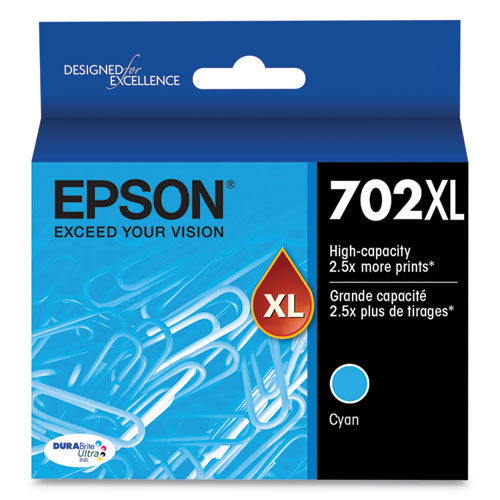 T702XL220-S (702XL) DURABrite Ultra High-Yield Ink