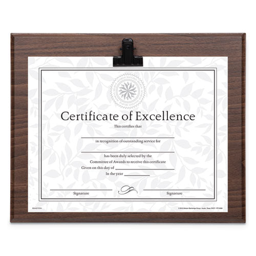 Plaque With Metal Clip
