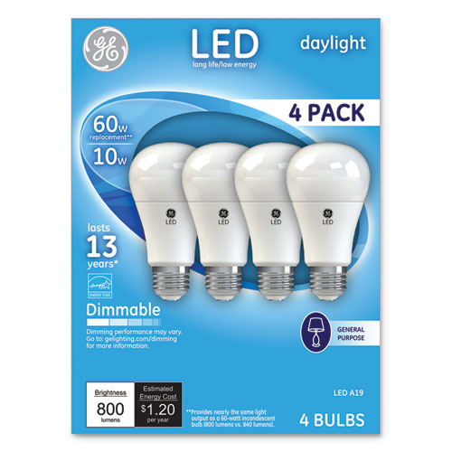 LED Daylight A19 Dimmable Light Bulb