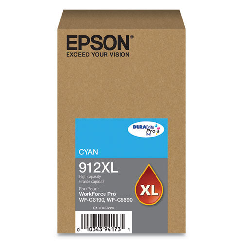 T912XL220 (912XL) DURABrite Pro High-Yield Ink