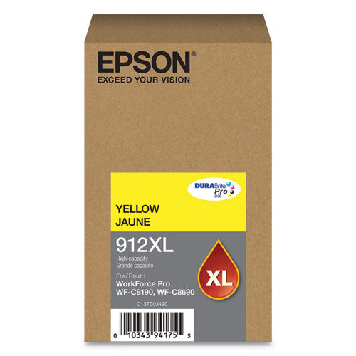 T912XL420 (912XL) DURABrite Pro High-Yield Ink