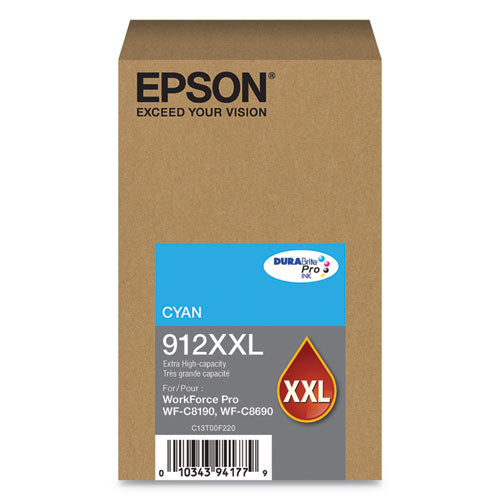 T912XXL220 (912XXL) DURABrite Pro Extra High-Yield Ink
