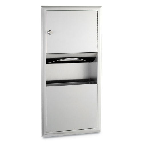 ClassicSeries Recessed Paper Towel Dispenser/Waste Receptacle