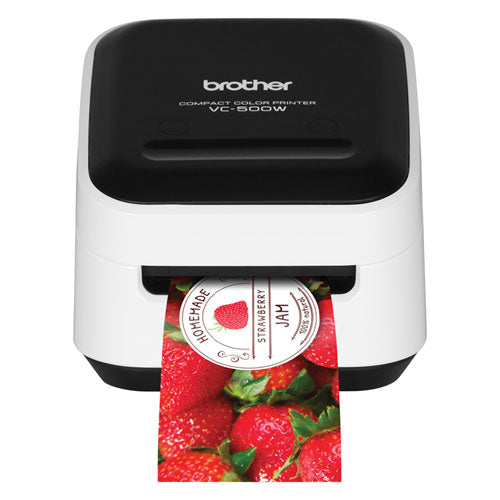 VC-500W Versatile Compact Color Label and Photo Printer with Wireless Networking