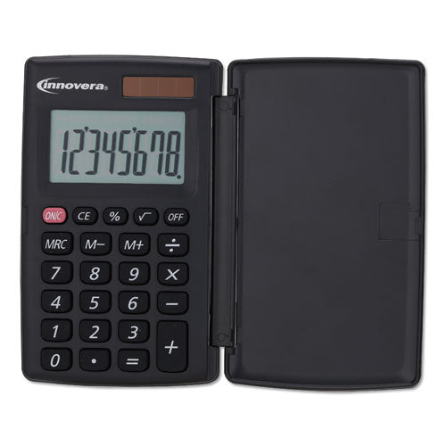 15921 Pocket Calculator with Hard Shell Flip Cover