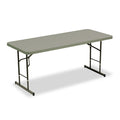 IndestrucTable Classic Adjustable-Height Folding Table